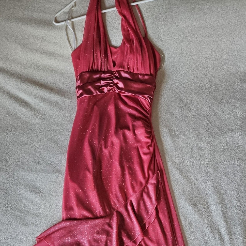 Y2k Barbie Pink Glitter Special Occasion Dress